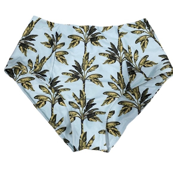 Show Me Your MuMu Other - Show Me Your Mumu Mermaid Baby Blue Hi Rise Bikini Bottoms size XS NWT